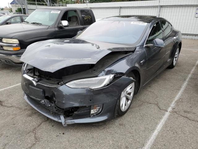 5YJSA1E22HF185171 - 2017 TESLA MODEL S Grafit foto 2