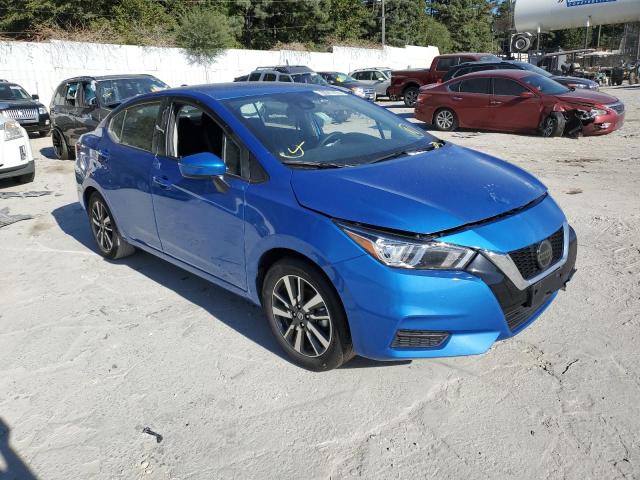 3N1CN8EV4ML867771 - 2021 NISSAN VERSA SV BLUE photo 1