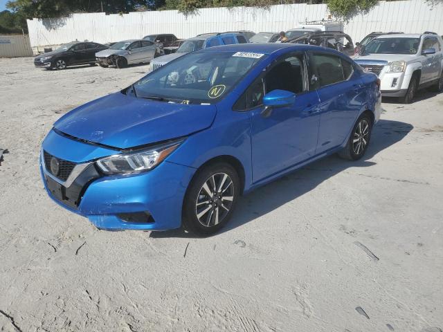 3N1CN8EV4ML867771 - 2021 NISSAN VERSA SV BLUE photo 2