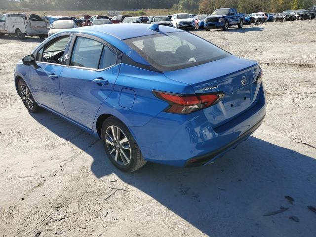 3N1CN8EV4ML867771 - 2021 NISSAN VERSA SV BLUE photo 3