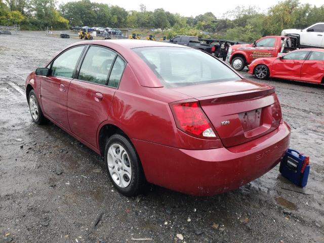 1G8AJ54F95Z142308 - 2005 SATURN ION BURGUNDY photo 3