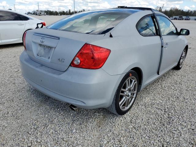 JTKDE177X60072787 - 2006 TOYOTA SCION TC ვერცხლისფერი ფოტო 4