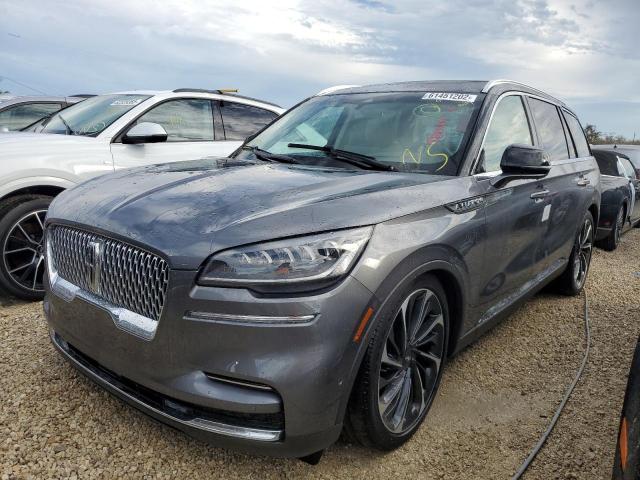 5LM5J7XCXNGL15777 - 2022 LINCOLN AVIATOR RE 灰色 照片 2