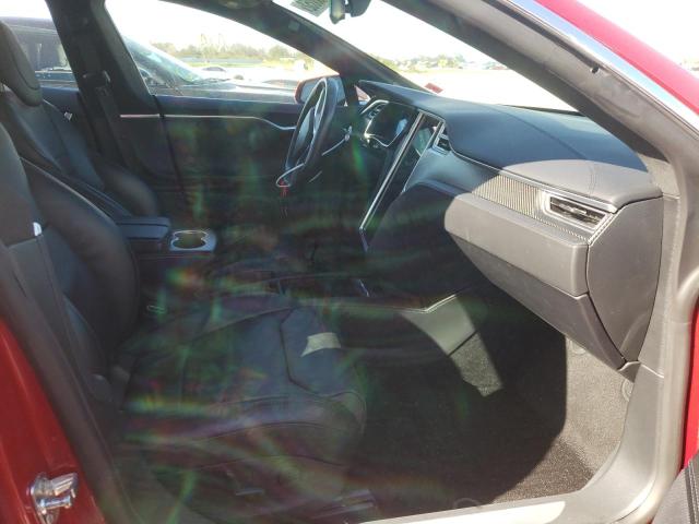 5YJSA1E17HF209567 - 2017 TESLA MODEL S Qırmızı foto 5