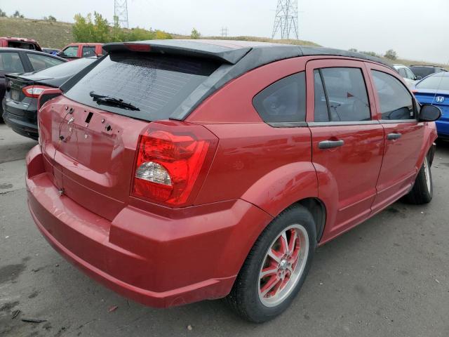 1B3HB48B67D521402 - 2007 DODGE CALIBER SX RED photo 4