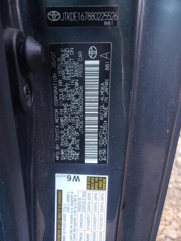 JTKDE167880225526 - 2008 TOYOTA SCION TC 未知 - 不可接受的库存 照片 10