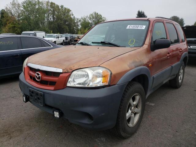 4F2YZ92ZX5KM01592 - 2005 MAZDA TRIBUTE TWO TONE photo 2