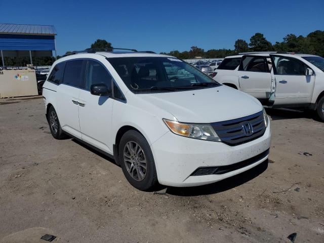 5FNRL5H60BB023478 - 2011 HONDA ODYSSEY EX WHITE photo 1