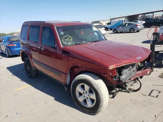 1C4PJLAK1CW179728 - 2012 JEEP LIBERTY SP RED photo 1