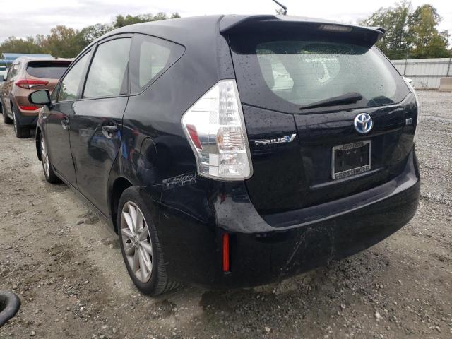 JTDZN3EU0E3334346 - 2014 TOYOTA PRIUS V BLACK photo 3