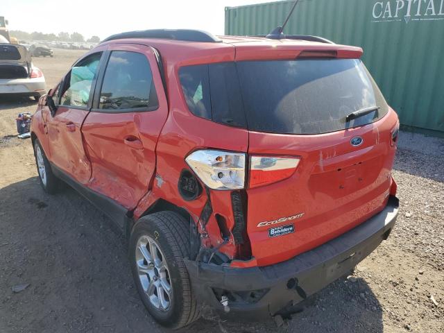 MAJ3S2GE9KC290623 - 2019 FORD ECOSPORT S RED photo 3