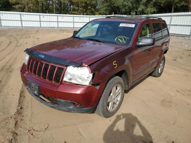 1J8GR48K68C189984 - 2008 JEEP GRAND CHER 栗色 照片 2