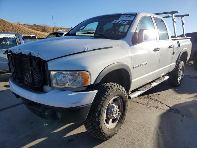 3D7KS28C55G776470 - 2005 DODGE RAM 2500 S WHITE photo 2