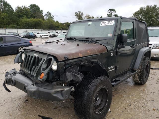 1J4AA2D11BL620223 - 2011 JEEP WRANGLER S GREEN photo 2