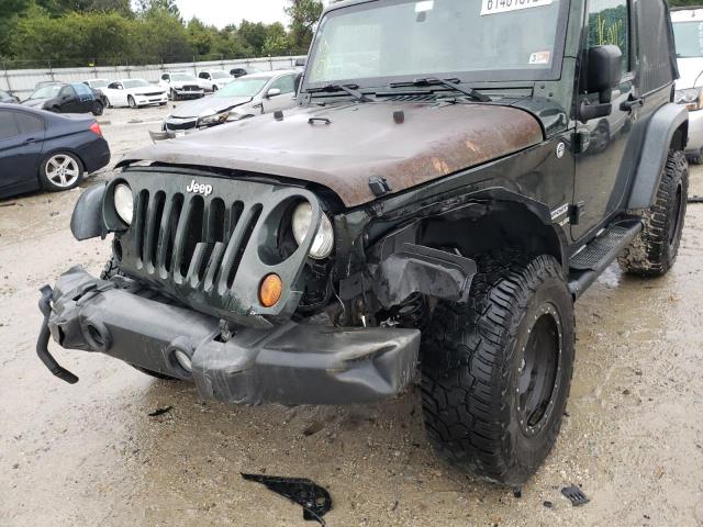 1J4AA2D11BL620223 - 2011 JEEP WRANGLER S GREEN photo 9