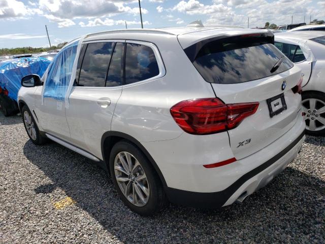 5UXTR7C55KLF25805 - 2019 BMW X3 SDRIVE3 WHITE photo 3