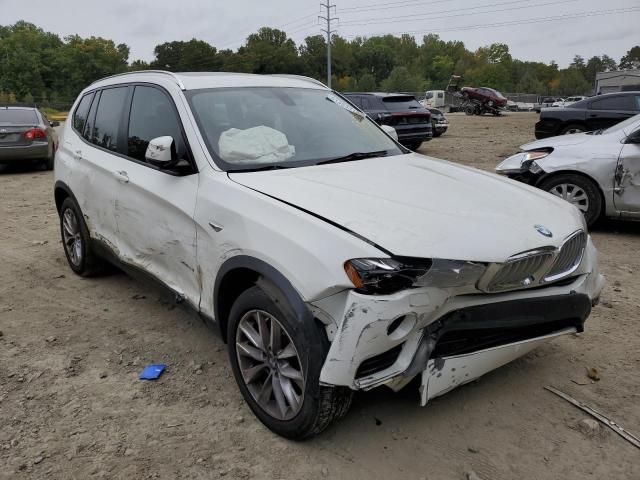 5UXWX9C56H0T09192 - 2017 BMW X3 XDRIVE2 WHITE photo 1