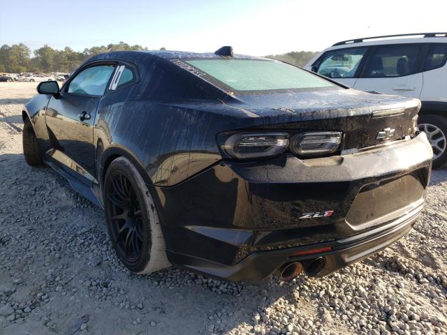 1G1FK1R62M0102318 - 2021 CHEVROLET CAMARO ZL1 BLACK photo 3