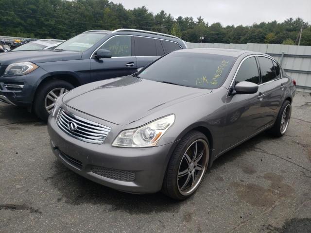 JNKCV61F29M361755 - 2009 INFINITI G37 GRAY photo 2