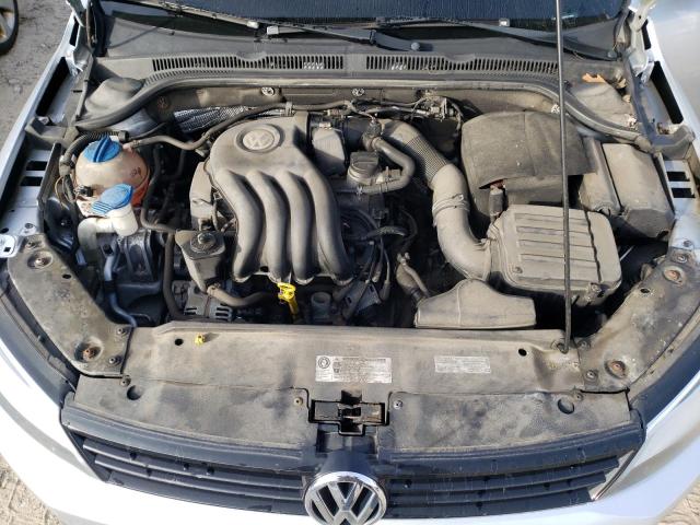 3VW2K7AJ5EM251696 - 2014 VOLKSWAGEN JETTA BASE 银色 照片 7