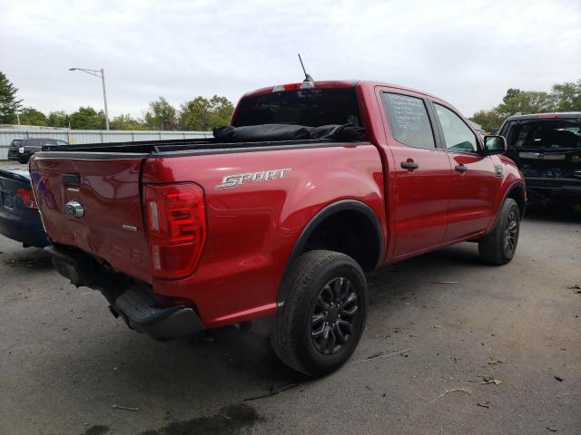 1FTER4EH5LLA37212 - 2020 FORD RANGER XL RED photo 4