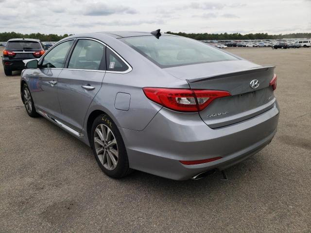 5NPE34AF0GH425478 - 2016 HYUNDAI SONATA SPO SILVER photo 3