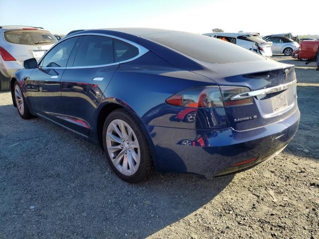 5YJSA1E27JF235911 - 2018 TESLA MODEL S Azul foto 3