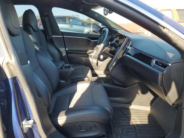 5YJSA1E27JF235911 - 2018 TESLA MODEL S Azul foto 5