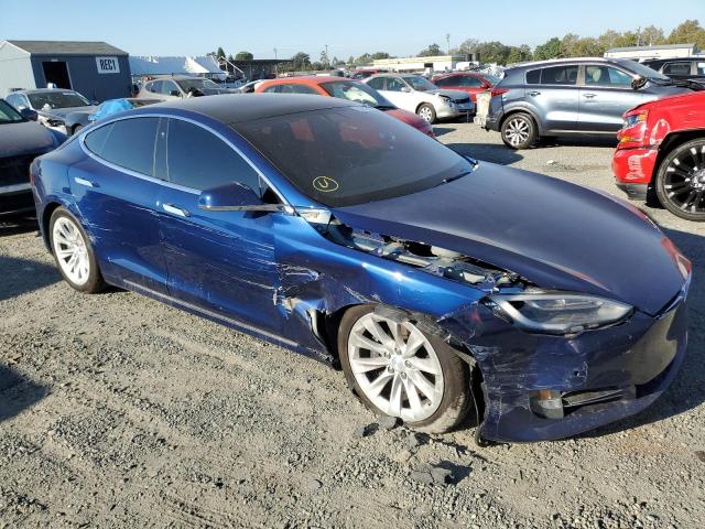 5YJSA1E27JF235911 - 2018 TESLA MODEL S Azul foto 9