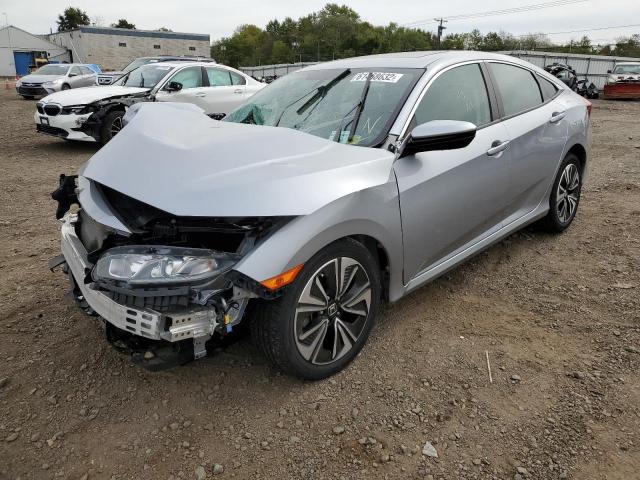 2HGFC1F72JH645601 - 2018 HONDA CIVIC EXL فضي صورة 2