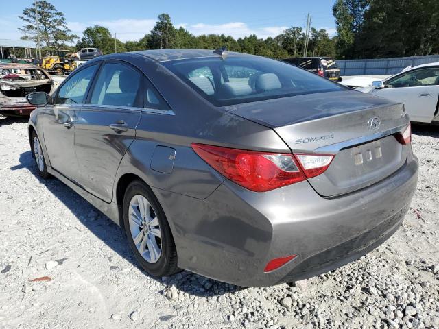 5NPEB4ACXEH920440 - 2014 HYUNDAI SONATA GLS SILVER photo 3