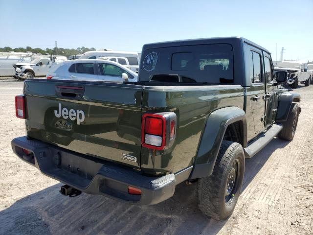 1C6HJTFGXML567320 - 2021 JEEP GLADIATOR GREEN photo 4