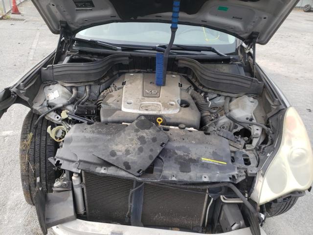 JNKAJ09E38M304250 - 2008 INFINITI EX35 BASE GRAY photo 7