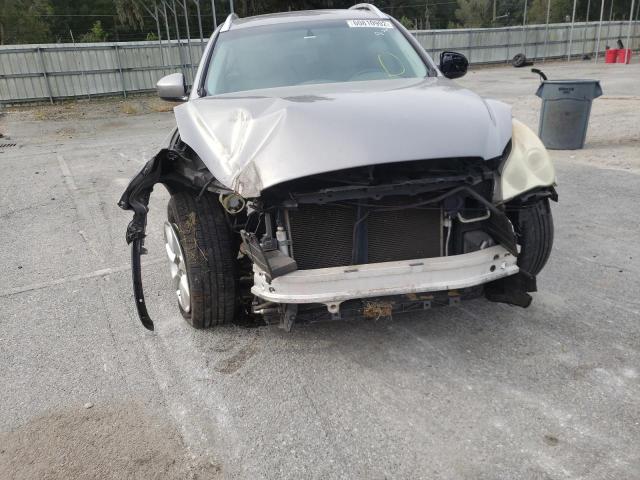 JNKAJ09E38M304250 - 2008 INFINITI EX35 BASE GRAY photo 9