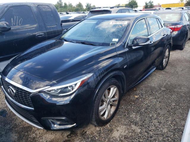 SJKCH5CP0JA049638 - 2018 INFINITI QX30 BASE BLACK photo 2