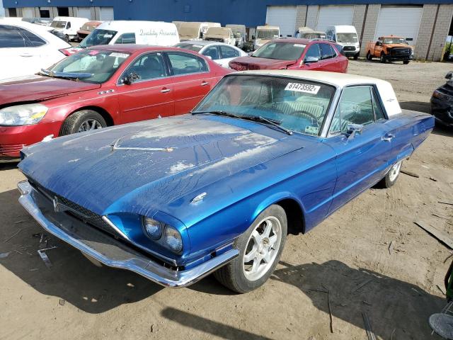 6Y83Z117699 - 1966 FORD THUNDERBIR BLUE photo 2