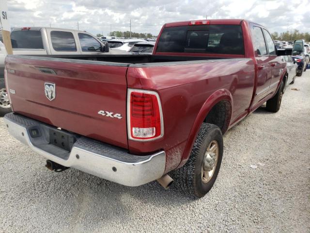 3C6UR5KL5DG578874 - 2013 RAM 2500 LARAM BURGUNDY photo 4