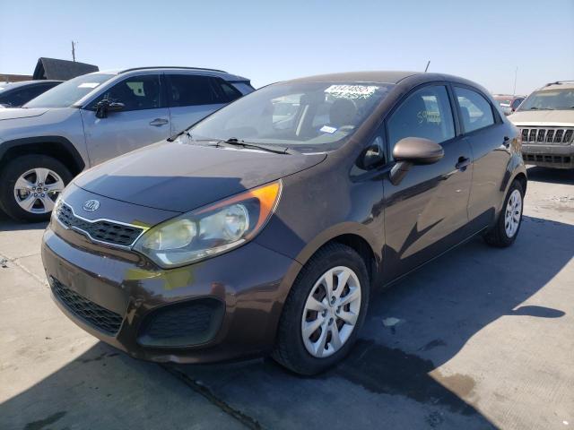 KNADN5A39C6011778 - 2012 KIA RIO EX BROWN photo 2