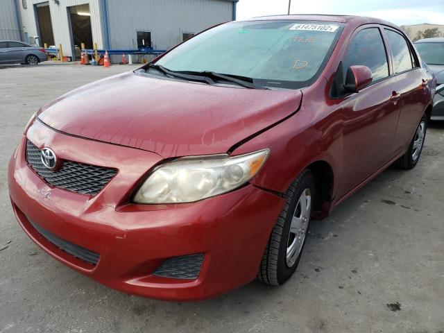 1NXBU4EE0AZ276256 - 2010 TOYOTA COROLLA AU RED photo 2