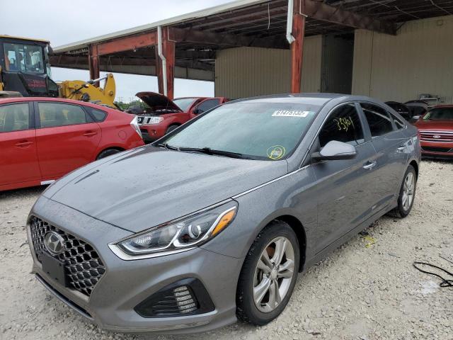 5NPE34AF7KH750685 - 2019 HYUNDAI SONATA LIM SILVER photo 2