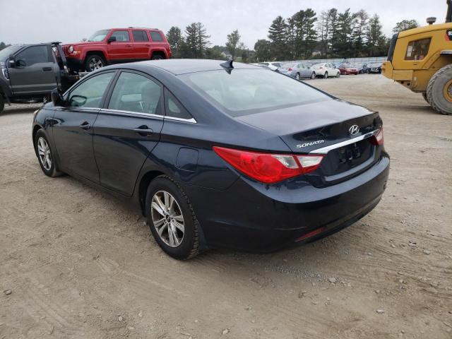 5NPEB4AC8BH175716 - 2011 HYUNDAI SONATA GLS BLUE photo 3