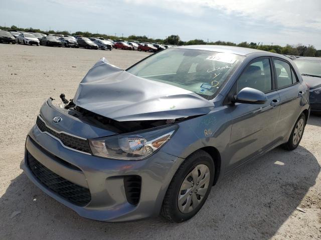 3KPA25AB9KE215785 - 2019 KIA RIO S GRAY photo 2