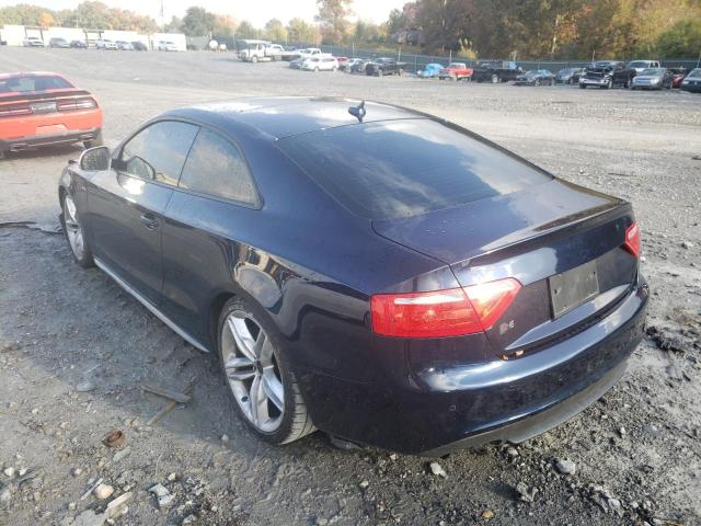 WAURV78T29A041220 - 2009 AUDI S5 QUATTRO BLACK photo 3