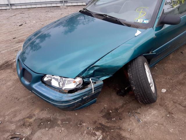 1G2NE12T8VC863174 - 1997 PONTIAC GRAND AM S GREEN photo 9