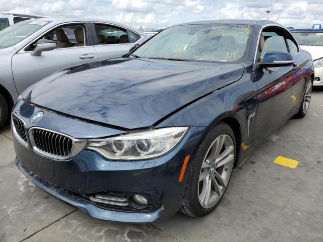 WBA3T1C58GP821735 - 2016 BMW 428 XI SUL BLUE photo 2