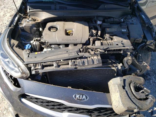 3KPF24AD7ME350140 - 2021 KIA FORTE FE CHARCOAL photo 7