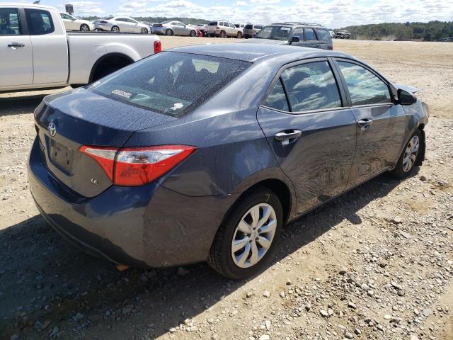 5YFBURHE2FP325989 - 2015 TOYOTA COROLLA L BLUE photo 4