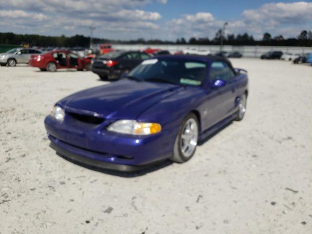 1FALP45T8SF107676 - 1995 FORD MUSTANG GT PURPLE photo 2