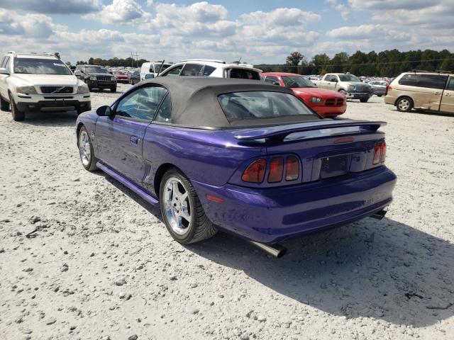 1FALP45T8SF107676 - 1995 FORD MUSTANG GT PURPLE photo 3