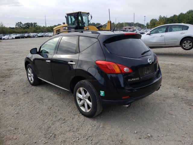 JN8AZ18W19W155969 - 2009 NISSAN MURANO BLACK photo 3